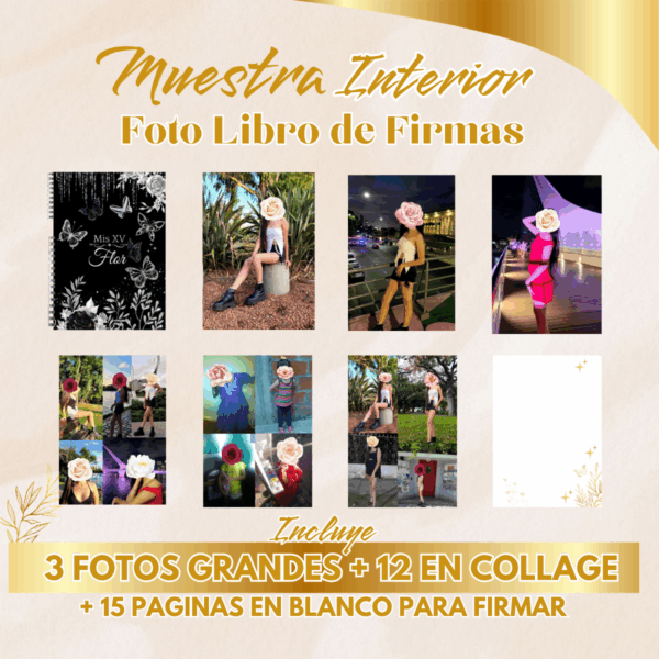Foto Libro de Firmas 15 años
