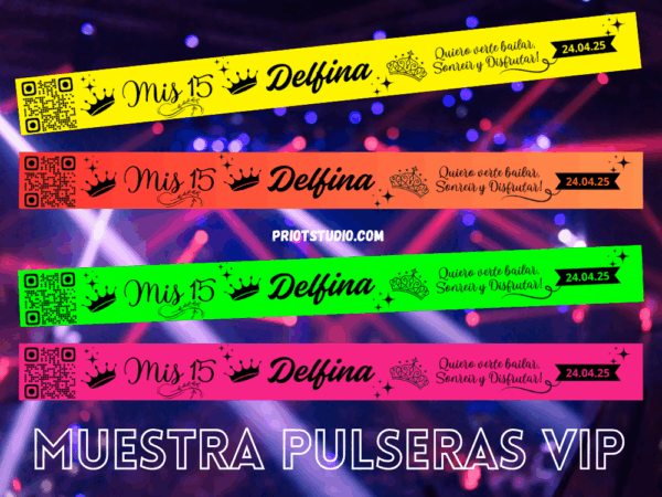 Pulseras VIP Flúor