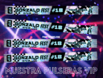 50 Pulseras VIP Holográficas