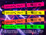Pulseras VIP Flúor